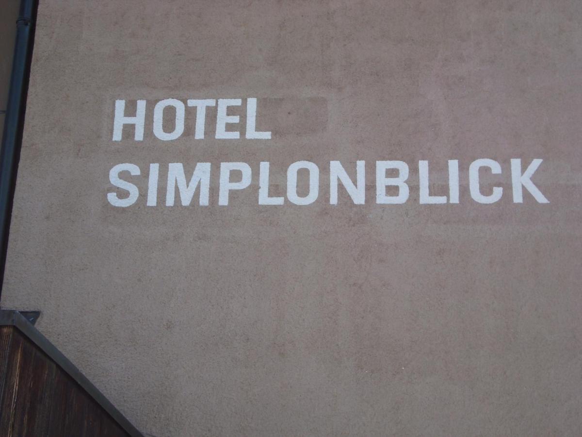 Hotel Simplon-Blick Exteriör bild